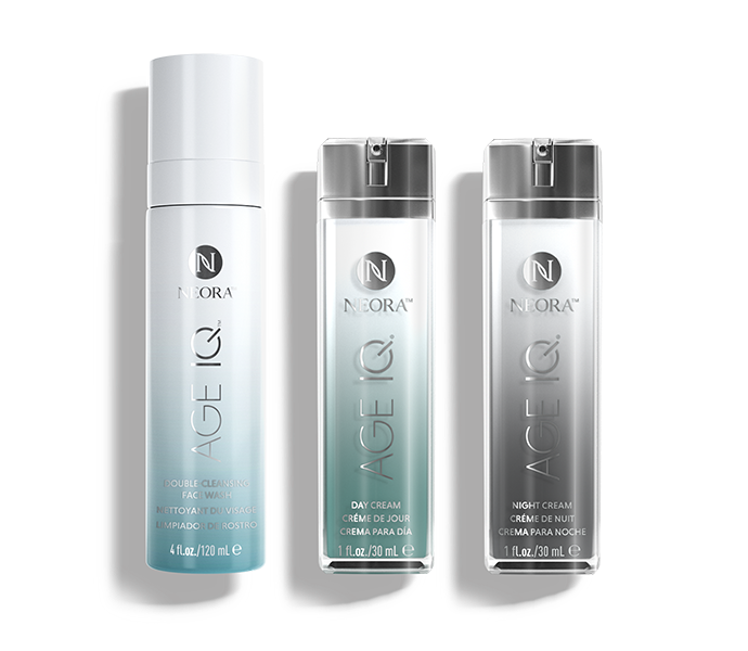 Neora Age IQ Double-Cleansing Face Wash - 4 Oz - Gentle Daily Facial Cleanser