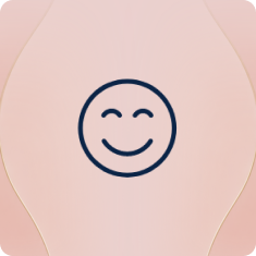 An icon of a smiling face.