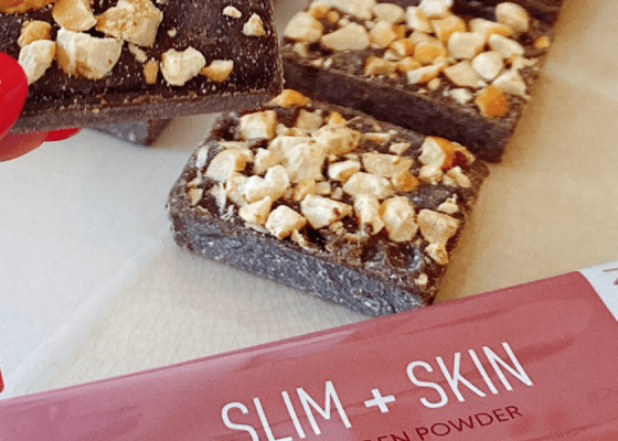 Healthy Chocolate Bars with Collagen
