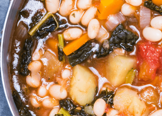 Kale, Bean and Potato Soup