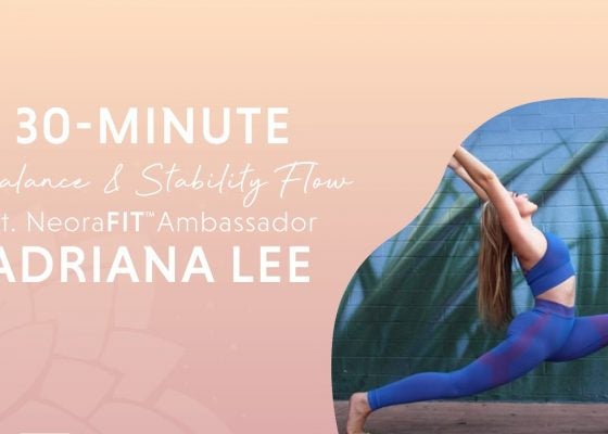 30-Minute Balance and Stability Flow featuring Adriana Lee