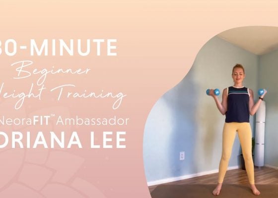 30-Minute Beginner Weight Training featuring Adriana Lee