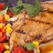 Cayenne Chicken Stick & Black Bean Salsa
