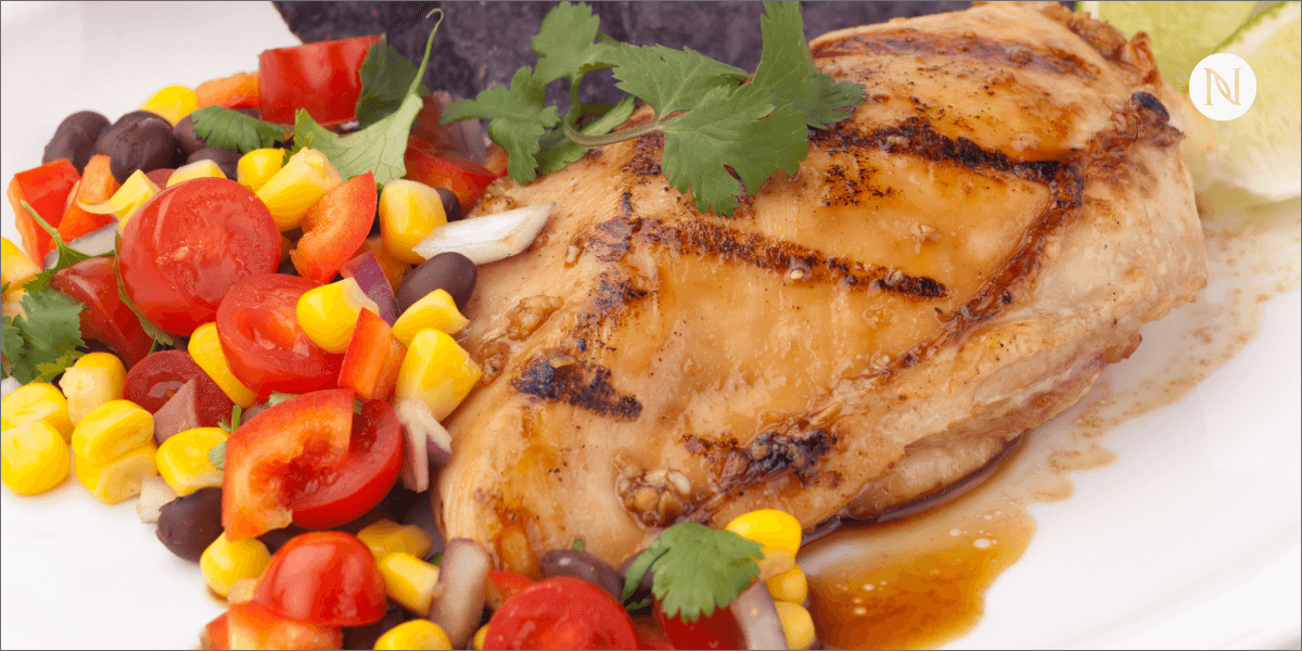 Cayenne Chicken Stick & Black Bean Salsa | Neora Blog