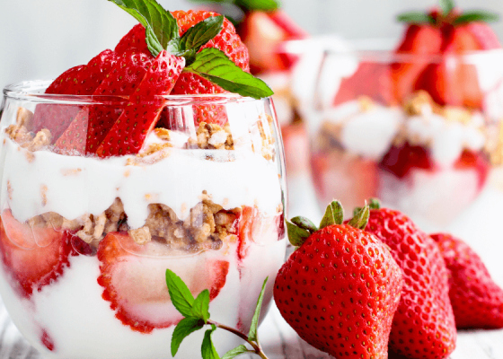 Perfected Parfait with Collagen Powder