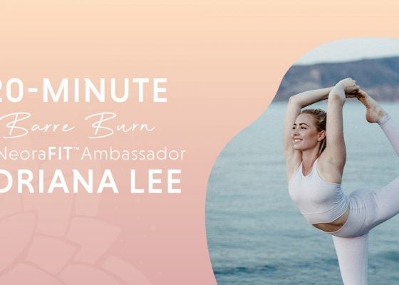 20-Minute Barre Burn featuring Adriana Lee