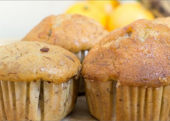 Beth’s Banana Bread Muffins Boosted
