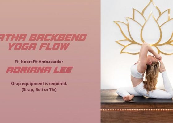 Hatha Backbend Yoga Flow featuring Adriana Lee