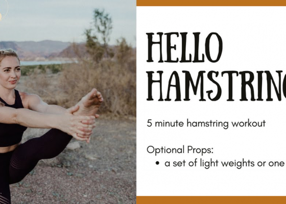 Hello Hamstrings Workout featuring Adriana Lee