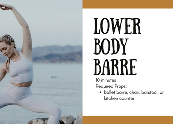 Lower Body Barre Workout featuring Adriana Lee