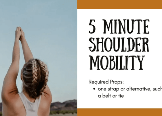 Shoulder Mobility workout featuring Adriana Lee