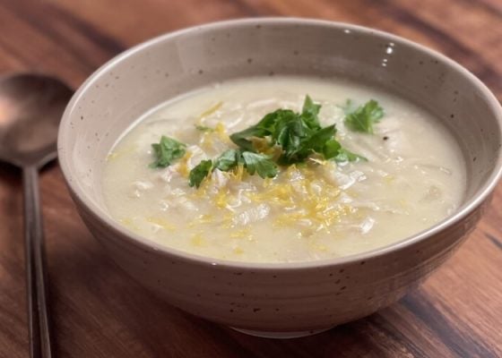 Avgolemono Greek Lemon Chicken Soup