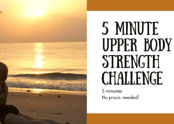 5 Minute Upper Body Strength Challenge featuring Adriana Lee