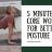 5 Minute Core Work for Better Posture featuring Adriana Lee