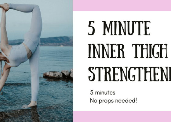 5 Minute Inner Thigh Strengthening featuring Adriana Lee