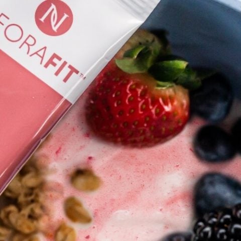 Raspberry Slim + Skin Collagen Smoothie Bowl | Neora Blog