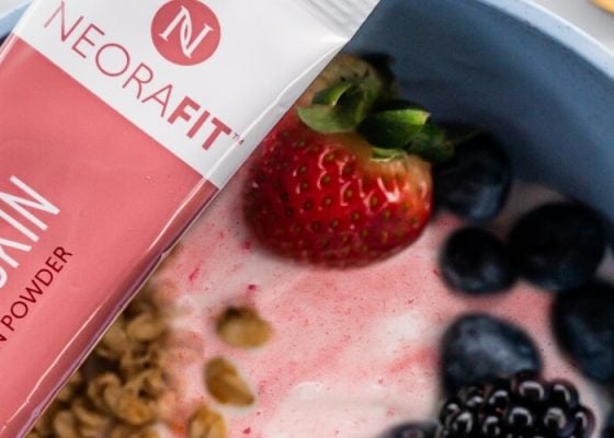 Raspberry Slim + Skin Collagen Smoothie Bowl