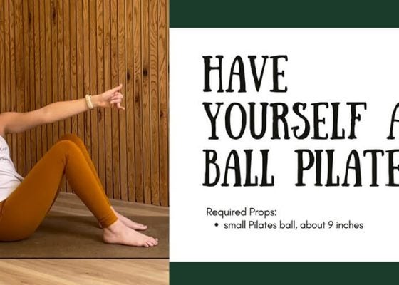 Have Yourself a Ball Pilates 20 min Workout featuring Adriana Lee