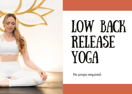Low Back Release Yoga Workout featuring Adriana Lee