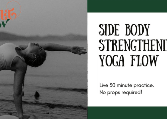 Live Side Body Strengthening Yoga Flow featuring Adriana Lee