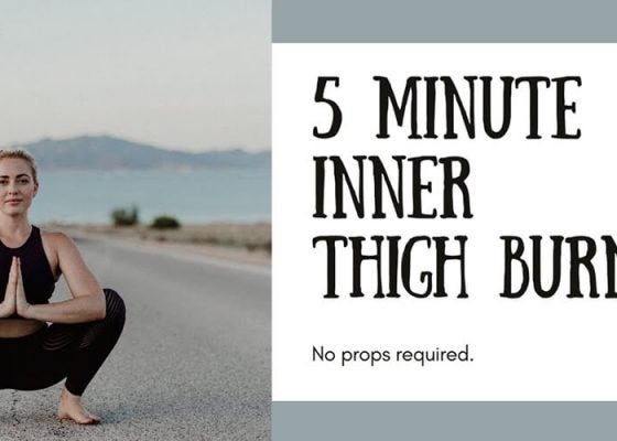 5 Minute Inner Thigh Burn with Adriana Lee
