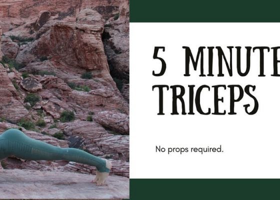 5 Minute Triceps with Adriana Lee
