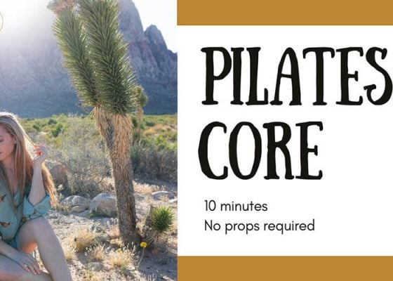 10 Min Pilates Core with Adriana Lee