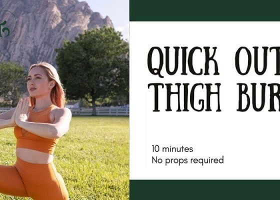 Quick Outer Thigh Burn with Adriana Lee