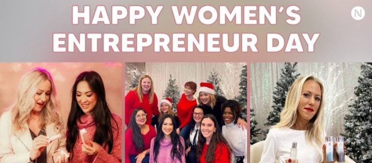 A group of women gathered together