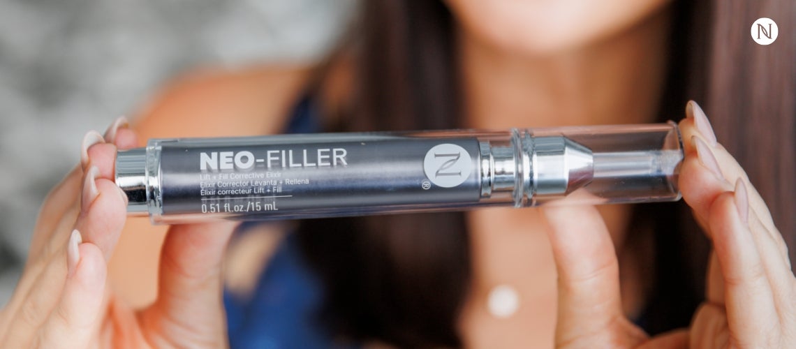 A close-up shot of a Neo-FILLER tube.