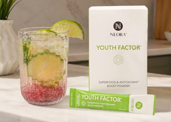 Cool Down & Glow Up: Sparkling Strawberry Limeade