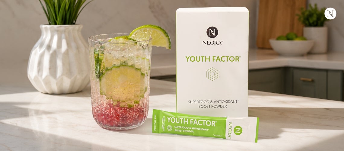 Cool Down & Glow Up: Sparkling Strawberry Limeade