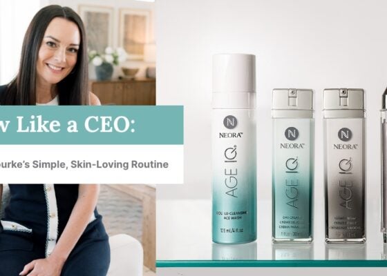 Glow Like a CEO: Amber Olson Rourke’s Simple, Skin-Loving Routine ✨