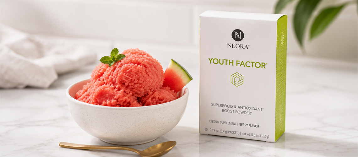 Cool Down with Youth Factor Watermelon Sorbet