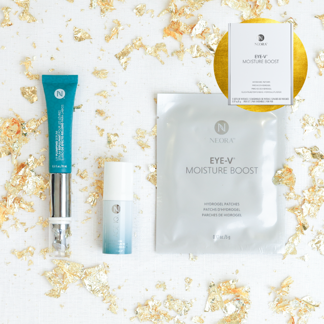 Save 20% and get a FREE set of Eye Patches with All About Lips and Eyes Bundle with includes Age IQ Eye Serum, Eye-V Moisture Boost Hydrogel Patches and Lip Plumping Serum