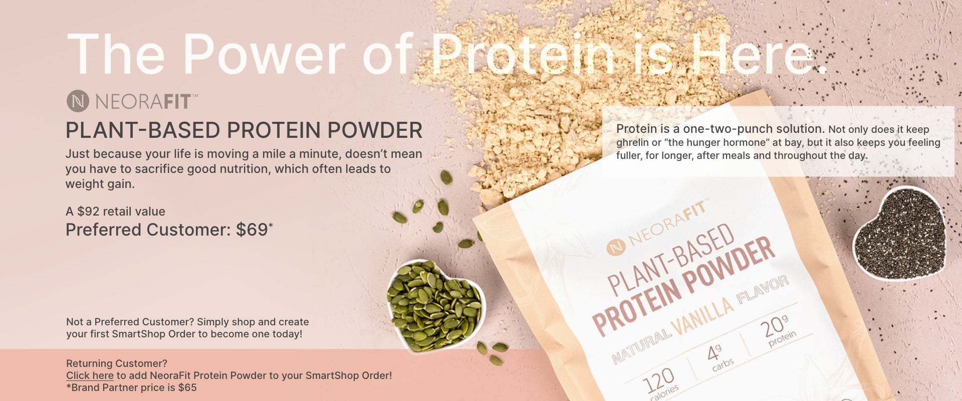 Neora’s Plant-Based Protein Powder is here